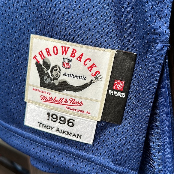 Troy Aikman Dallas Cowboys Mitchell & Ness 1996 Authentic Retired Player Jersey - Picture 3 of 5